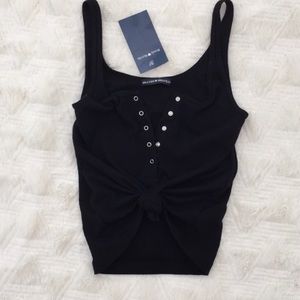brandy melville black tank top!
